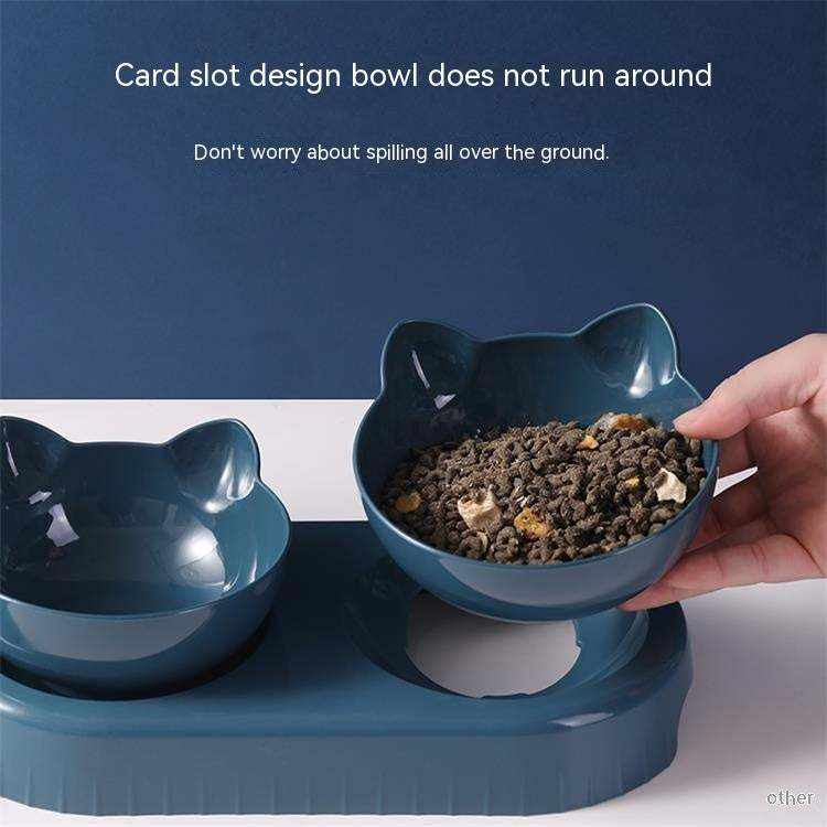 Anti-Tumble Cat Bowl