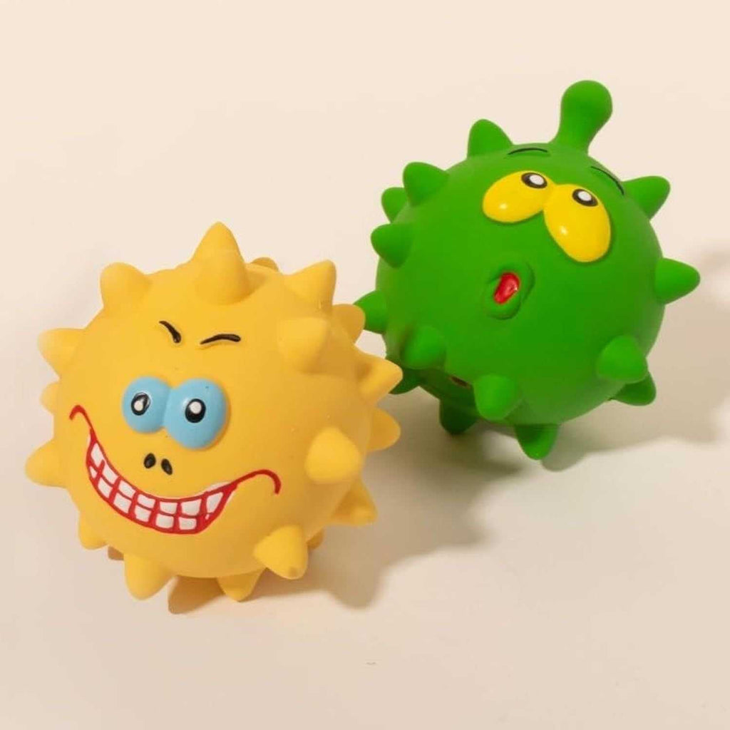 Squeaky Dog Toy Set - Durable Latex Balls for All Dogs' Playtime pets.