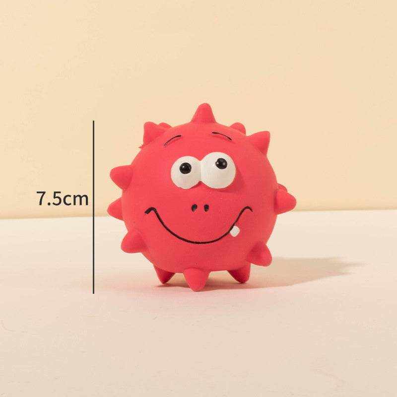 Squeaky Dog Toy Set - Durable Latex Balls for All Dogs' Playtime pets.